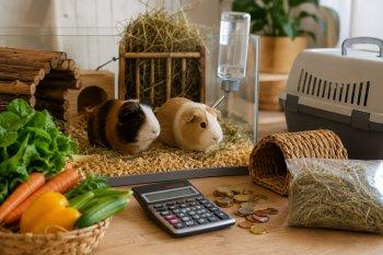 Zu sehen ist das Beitragsbild 1 zum Beitrag: Meerschweinchen Kosten im Monat